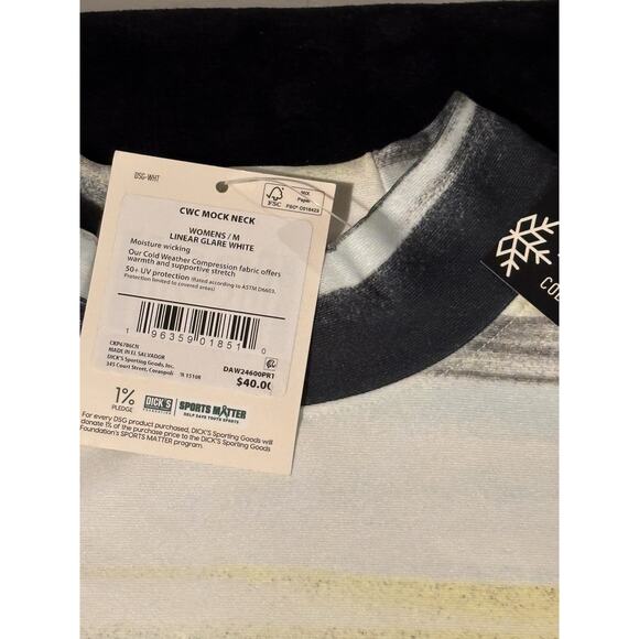 DSG Women's M Cold Weather Comfort Long Sleeve Mock Neck Performance Shirt NWTs - Picture 2 of 3